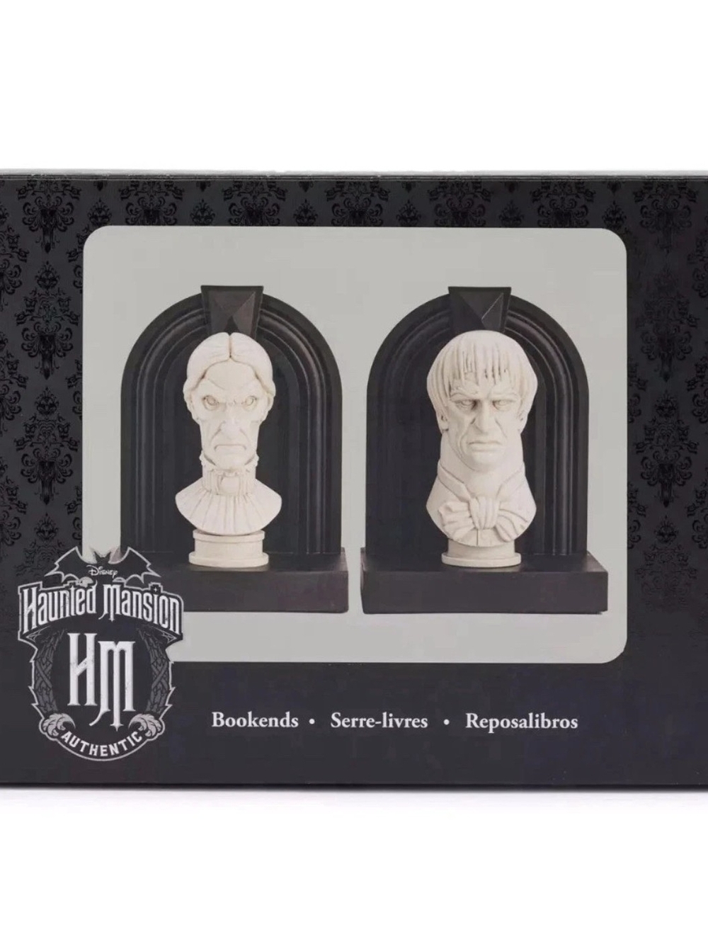 DisneyParks The Haunted Mansion Watchful Ghosts Busts Bookends Set Brand New